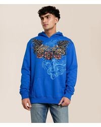 Affliction - Last Smoke Hooded Sweatshirt - Lyst