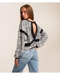 FITZ + EDDI - Cheetah Open Back Top - Lyst