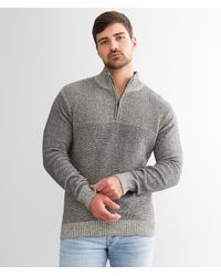 BKE - Plated Quarter Zip Pullover Sweater - Lyst