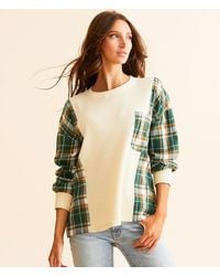 BKE - Pieced Waffle Knit Top - Lyst