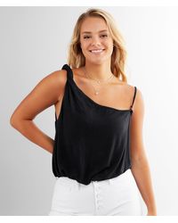 Free People - Marina Cropped Tank Top - Lyst