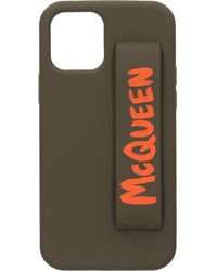 Alexander McQueen Phone Case Iphone 12 & 12 Pro Silicone - Green