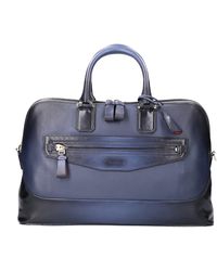 Santoni Porta Pc Linear 2rin01 in Black for Men Mens Bags Briefcases and laptop bags 