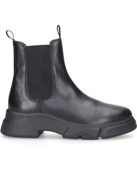 Voile Blanche Ankle Boots Black Tanky