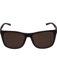 Porsche Design Herren Sonnenbrille Wayfarer 8648 B Acetat braun