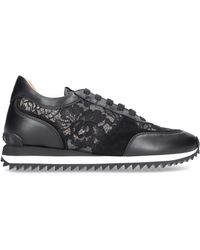 Le Silla Low-top Trainers Running Claire Calfskin - Black