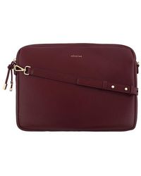 Maison Héroïne Laptop Bag Jamie 15 Imitation Leather - Purple