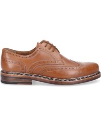 Heinrich Dinkelacker Business Shoes Derby 4331 Calfskin - Brown