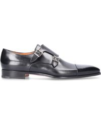 monk strap black shoes