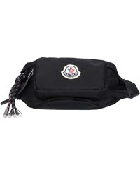 Moncler Women Belt Bag Felice Nylon Logo Black