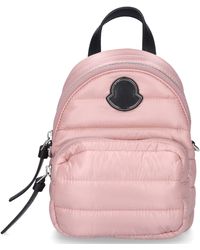 Moncler Backpack Style Cross Body Bag - Pink