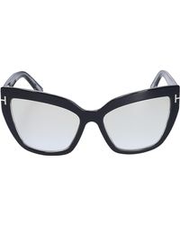 Tom Ford Sunglasses Cat-eye 0745 01z Acetate Black