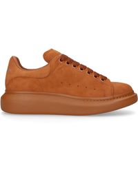 Alexander McQueen Schuhe Sneaker low LARRY Veloursleder - Braun