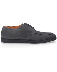 Santoni Lace Up Shoes 16796 - Grey