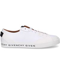 givenchy chain tennis light low sneakers in canvas