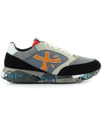 Premiata Leather Steven 4717 Low-top Sneakers in White for Men - Lyst