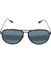 Maui Jim Sunglasses Aviator Fair Winds 02 Titan Black - Multicolour