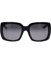 Maui Jim Sunglasses Mj863 02 Acetate - Black