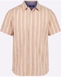 Buffalo David Bitton - Buffalo Jeans Sagrino Short-Sleeve Striped Fitted Shirt - Lyst
