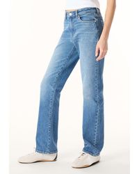 Buffalo David Bitton - Buffalo Jeans Mariah Mid Rise Straight Jeans, Classic Wash - Lyst