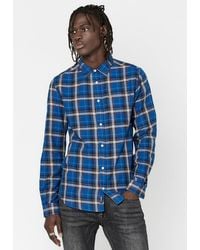 Buffalo David Bitton - Buffalo Jeans Twill Plaid Satwil Shirt - Lyst