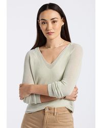 Buffalo David Bitton - Buffalo Jeans Valencianna V-Neck Lightweight Sweater - Lyst