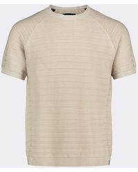 Buffalo David Bitton - Buffalo Jeans Wipped Textured Knit Short-Sleeve Crewneck Sweater - Lyst
