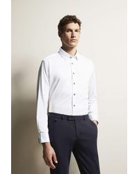 Bugatti - Hemd Mit Under-Button-Down - Lyst
