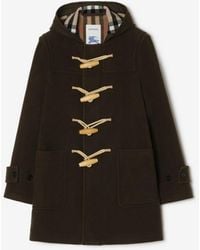 Burberry - Wool Duffle Coat - Lyst