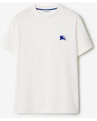 Burberry - T-shirt en coton - Lyst