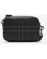 Burberry - Mini City Check Crossbody Bag - Lyst
