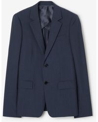 Burberry - Wool Bond Tailored Jacket - Lyst