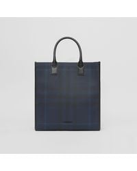 Blue Burberry Bags for Men | Lyst