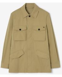 Burberry - Cotton Twill Bradmore Jacket - Lyst