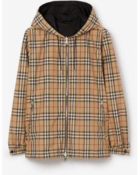 Burberry - Veste réversible Check - Lyst