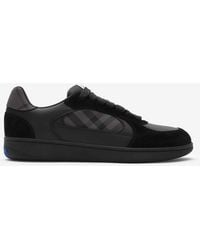 Burberry - Terrace Suede Sneakers - Lyst