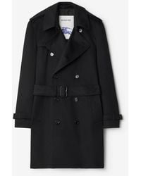 Burberry - Mid-Length Cashmere Hastings Trench Coat - Lyst