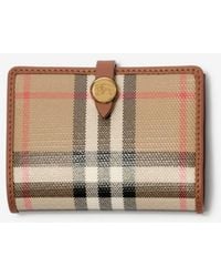Burberry - Check Business Card Case - Lyst
