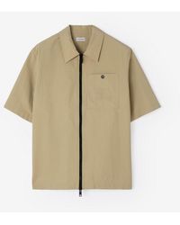 Burberry - Nylon Zip Overshirt - Lyst