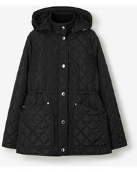 Burberry - Quilted Nylon Jacket - Lyst
