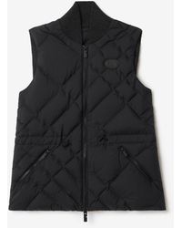 Burberry - Check-Stitch Nylon Devonside Gilet - Lyst