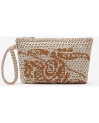 Burberry - Ekd Crochet Pouch - Lyst