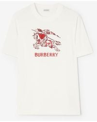 Burberry - Heart Knight Cotton T-Shirt - Lyst