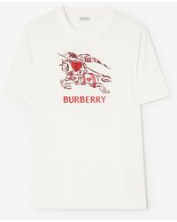 Burberry - Heart Knight Cotton T-Shirt - Lyst
