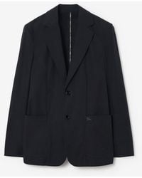 Burberry - Technical Cotton Tailored Jacket - Lyst