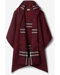 Burberry - Cashmere Hooded Cape - Lyst