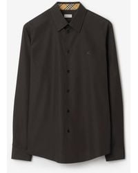 Burberry - Regular Fit Cotton Poplin Shirt - Lyst