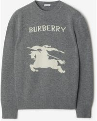 Burberry - Knight Wool Cashmere Sweater - Lyst
