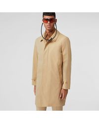 Burberry Cashmere Car Coat in Blue for Men | Lyst