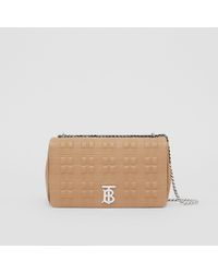 Burberry Sac Lola moyen matelassé en cuir grainé - Neutre